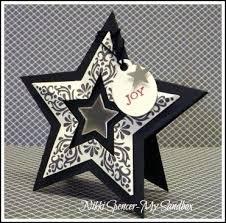 Bright Beautiful Star Card Homemade Christmas Cards Diy Christmas Cards Christmas Cards Handmade