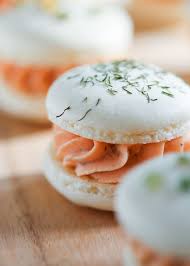 Smoked Salmon Macarons Savory Dessert Diy Food Recipes Food