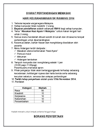 Tahun 1 tahun 3 tahun 4 tahun 5 tahun 6. Syarat Pertandingan Memasak