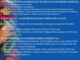 Bentuk peregangan mudah lainnya adalah dengan memutar kepala, tangan, pundak dan kaki searah jarum jam. Kerangka Tulisan Suatu Rencana Kerja Yang Mengandung Ketentuan Ketentuan Tentang Bagaimana Penulis Menyusun Tulisannya Sebuah Tulisan Minimal Terdiri Ppt Download