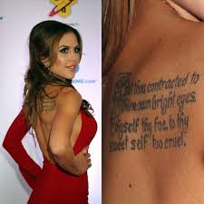 A tattoo machine has a needle that maneuvers up and down, injecting ink while puncturing the skin. 7 Shakespeare Tattoo Photos Meanings Steal Her Style