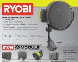 Ryobi Garage Door Opener Module System Retractable Extension Cord Retractable Cord Ryobi Garage Work Bench