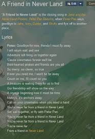 A Friend In Neverland Goodbye For Now Never Grow Up Neverland