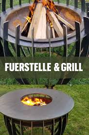 Feuerstelle Mit Grill Feuerstelle Feuerschale Feuer