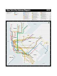 But when the metropolitan transportation authority released his new subway map in 1972, many riders found it the opposite of understandable. Limited Signed Vignelli 2012 Nyc Subway Diagram Print