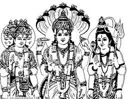 This particullar coloring image dimension is around 600 pixel x 885 pixel with approximate file size for around 123.34 kilobytes. Free Coloring Pages Of Brahma Hindu God Brahma Vishnu Mahesh Drawing 1024x798 Wallpaper Teahub Io