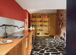 Polychrome House By Amber Road Interior Design Awards Stone Flooring Interior