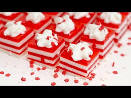 Canada Day Jello Shots Strawberry Coconut Striped Jello Shots Recipe Youtube Jello Shot Recipes Jello Shots Shot Recipes