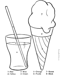 Ice Cream Coloring Sheets To Print And Color Coloring Sheets Number Worksheets Cute Coloring Pages