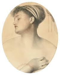 Portrait Of Mary Emma Jones, Study For Lucrezia Borgia by Anthony Frederick  Augustus Sandys