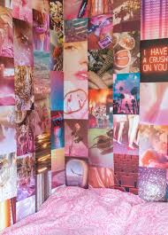 Pink Glow Collage Kit Etsy Neon Room Dreamy Room Retro Room
