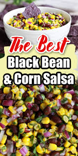 Black Bean And Corn Salsa Recipe Easy Black Bean And Corn Salsa Recipe In 2020 Corn Salsa Black Bean Corn Salsa Easy Salsa