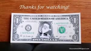 But why would you want to remove the seal? Santa Claus On Real Dollar Bill Money Art Cash Currency Bank Note Youtube