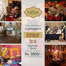 Plan an italy themed party for any occasion! Plan Your Customized Birthdays Tuscany Courtyard Lahore Facebook