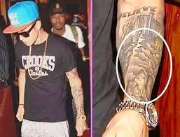 Justin bieber showed off the new sleeve of tattoos on his right arm. Justin Bieber S 60 Tattoos Their Meanings Body Art Guru