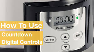 Crock pot is a brand that manufactures slow cookers. How To Use The Countdown Slow Cooker Digital Controls Crock Pot Youtube