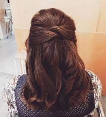 Among many easy hairstyles for long straight hair, the one here just adds a lacy side braid to your usual pony, which is super easy to do. 30 Easy Half Up Hairstyles That Ll Only Take Minutes To Achieve The Singapore Women S Weekly