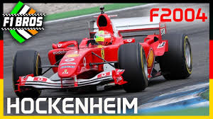 Mick schumacher pilota ferrari f2004 do pai michael em mugello. Hockenheim 2019 Mick Schumacher Driving Michael S Ferrari F2004 Simik F1 Bros League Youtube