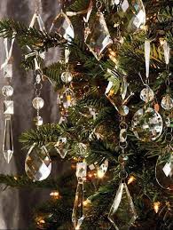 crystal droplets with silver hangers set of 24 frontgate crystal christmas tree christmas tree ornaments christmas decorations