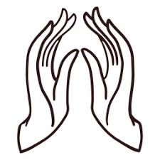 Download Praying Hands Stroke Transparent Png Svg Vector