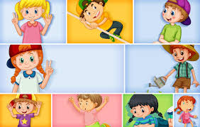 Conjunto De Diferentes Personagens Infantis Na Cor De Fundo Download Vetores Gratis Desenhos De Vetor Modelos E Clipart Download 6 personagens infantis free vectors. diferentes personagens infantis na cor