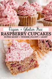 Easy Raspberry Cupcakes Vegan Gluten Free Recipe In 2021 Vegan Dessert Recipes Dessert Recipes Gluten Free Desserts Recipes