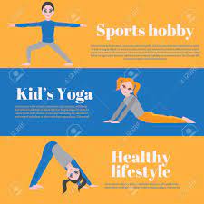 Check spelling or type a new query. Yoga Kids Poster Gymnastics For Children And Healthy Lifestyle Royalty Free Cliparts Vectors And Stock Illustration Image 55971298