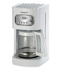 Buy on bed bath & beyond. Cuisinart 12 Cup Programmable Coffee Maker In White Bed Bath Beyond