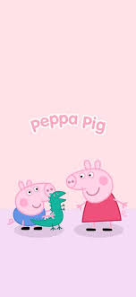 Animation Of Cartoon Piggy Admire Strange Pink Is Beautiful Wallpaper For Iphone X Iphone Pig Wallpaper Peppa Pig Wallpaper Cartoon Wallpaper Iphone