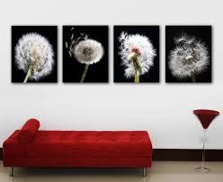 But flower oil paintings do not deserve their stigma among more professional artists. 4 Pieces Canvas Wall Art Modern Dandelion Flower Oil Painting Black And White Background Painting Tableau Peinture Sur Toile Tableau Peinture Sur Toile Oil Paintingflower Oil Painting Aliexpress