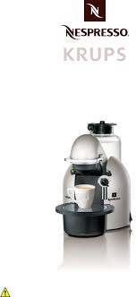 This is the option recommended and approved by nespresso and you can buy it in the. Bedienungsanleitung Krups Nespresso Xn4050 Deutsch 11 Seiten