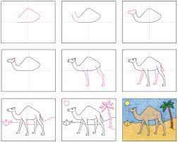 What's one of the best way to create a realistic realistic camel drawing? How To Draw A Camel Art Projects For Kids