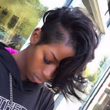 They can be worn loose, braid in braids and braid in braids, create elaborate hairstyles or gather in the pony tail, can be painted in the style ombre and screwed luxurious curls, create a high 2020 long straight brown hairstyles for black american women. 50 Ultra Cool Shaved Hairstyles For Black Women Hair Motive Hair Motive