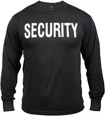 Link to product ae super soft flannel hoodie. Amazon Com Rothco 2 Sided Long Sleeve Security T Shirt Clothing