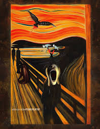 Pink Floyd And The Scream Pink Floyd Painting Floyd