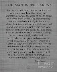 Check spelling or type a new query. The Man In The Arena Quote By Theodore Roosevelt On Gray Linen Throw Pillow For Sale By Desiderata Gallery