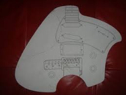 This range for building electric guitars is precision cut from 6mm clear acrylic allowing you to so we offer separate pickup templates for you to choose from to make the guitar that you want to make. Making The Klein Electric Guitar Template