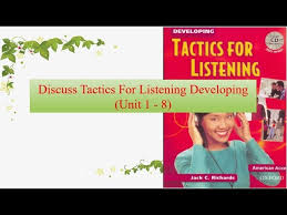 Developing Tactics For Listening Third Edition Audio Free Download Discuss Tactics For Listening Developing Unit 1 8 Youtube