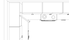 Hang the upper corner cabinet on the suspension rail. Ikea Blind Corner Hack With Photos