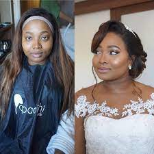 Beautiful Before And After Nike S Bridal Transformation Sneak Peak Papachichistyle Bridalha Black Wedding Hairstyles Black Brides Hairstyles Hairdo Wedding