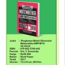 Check spelling or type a new query. Rangkuman Matematika Kelas 7 9 Dan Soal Soal Dan Pembahasannya Jawabanku Id