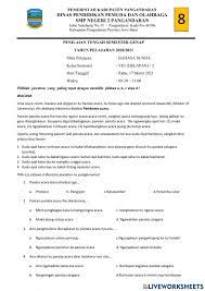 Materi basa sunda kelas 8 semester 2. Ejercicio De Penilaian Tengah Semester Bahasa Sunda Kelas 8