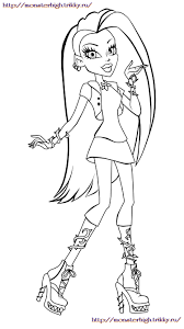 Monster High Printable Coloring Pages Cute Coloring Pages Monster High
