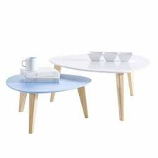 ensemble 2 tables basses vintage en bois forme triangulaire stone table basse table basse vintage ensemble table basse