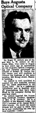 Dr Roger Wendell Alford Sr. (1906-1983)