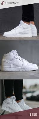 nike air jordan 1 all white womens size 8 shoes brand new