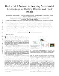 Wind, and outside temperature can affect cooking times. Pdf Recipe1m A Dataset For Learning Cross Modal Embeddings For Cooking Recipes And Food Images