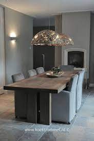 mooie houten tafel door 4linda4 luminaires salle a manger petite salle a manger decoration salon