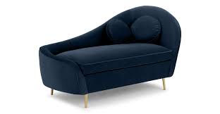 Kooper Chaiselongue Recamiere Links Samt In Saphirblau Chaiselongue Recamiere Chaise