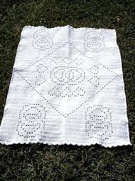 Gorgeous Wedding Ring Filet Crochet Afghan By Lesley Pridgen Free Pattern Dwafghan By Yfrkerrie Afghan Crochet Patterns Crochet Afghan Afghan Pattern